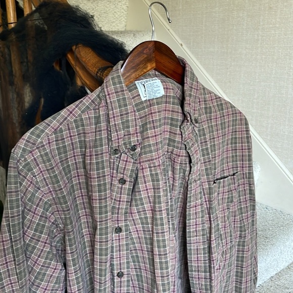 Field Gear Vintage Cotton Fall Plaid Button-Up Shirt - Picture 4 of 12